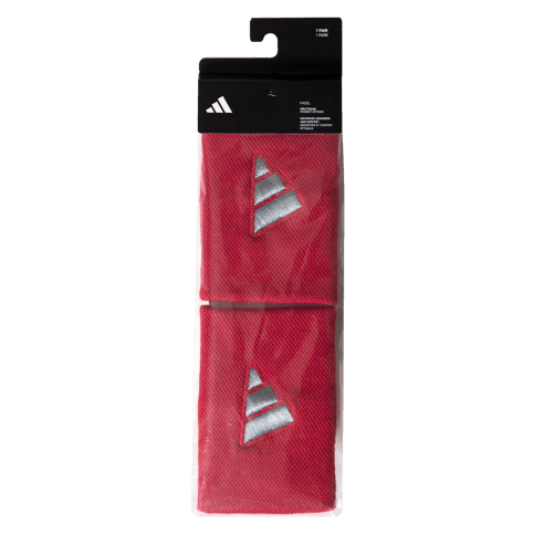 ADIDAS L Red Grey Wristband X2 Accessories Adidas