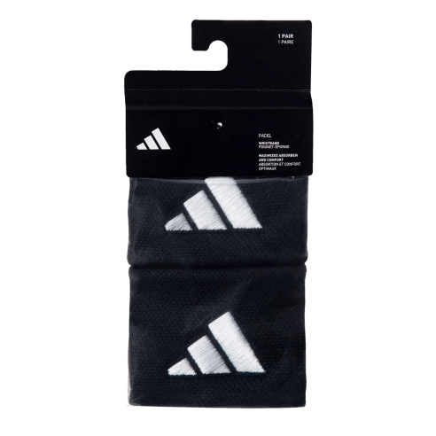 ADIDAS S Black White Wristband X2 ALE GALAN Accessories Adidas