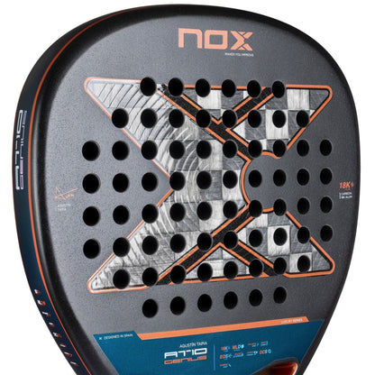 AT10 Luxury GENIUS GENIUS ATTACK 18K Alum 2025 by Agustin Tapia Padel Racket Nox
