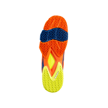 Load image into Gallery viewer, Babolat Jet Premura Orange Blue Padel Shoes 2022 Juan Lebron
