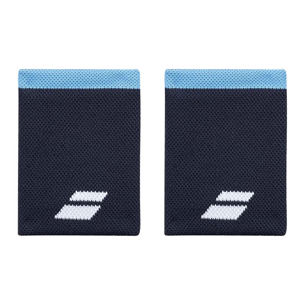 BABOLAT LOGO JUMBO Blue Wristband Accessories Babolat