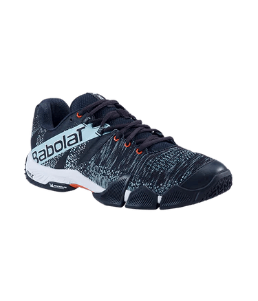 Load image into Gallery viewer, Babolat Movea Men&#39;s Padel Shoes Black/Blue 2024
