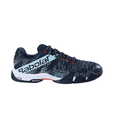 Load image into Gallery viewer, Babolat Movea Men&#39;s Padel Shoes Black/Blue 2024
