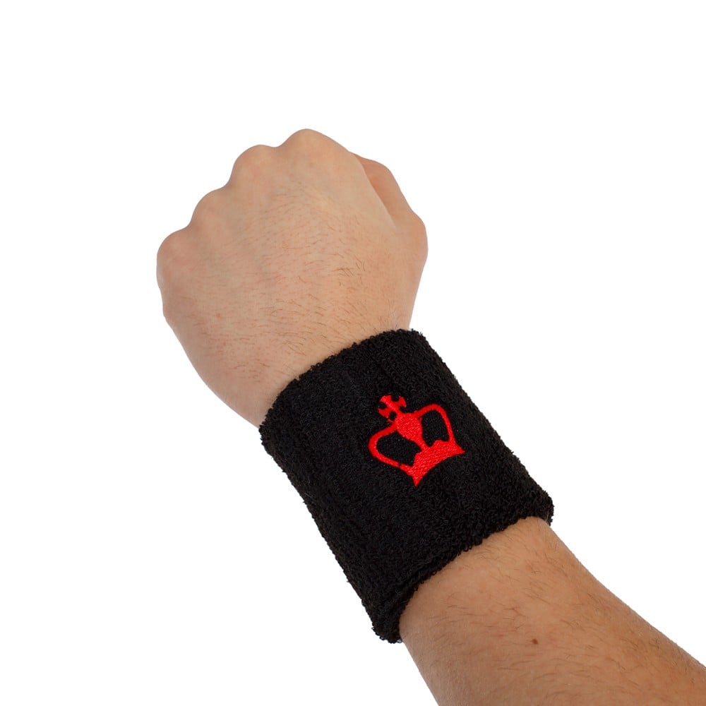 BLACK CROWN Blue Wristband Accessories Black Crown Negro