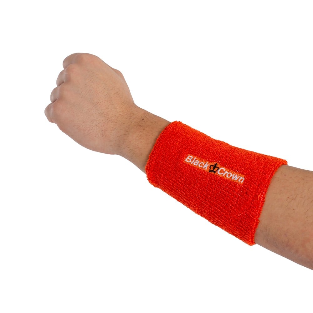 BLACK CROWN Larga White Wristband Accessories Black Crown Única Coral