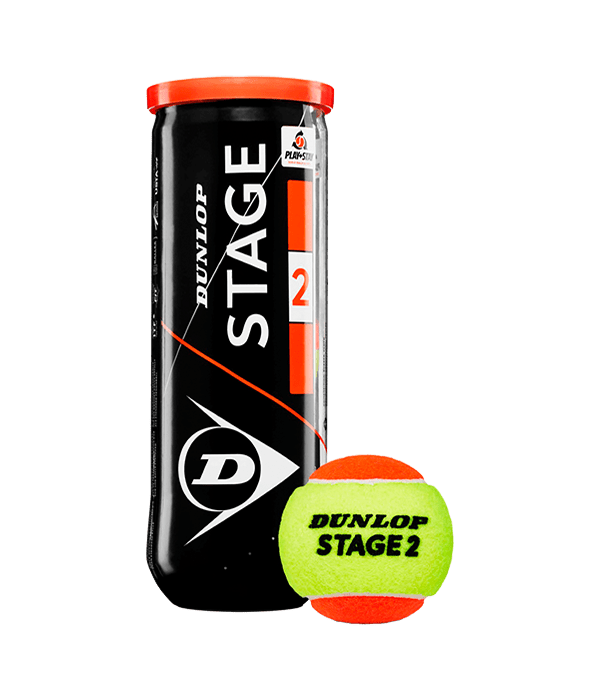 Dunlop Stage 2 Yellow/Orange Balls Can Padel Balls Dunlop
