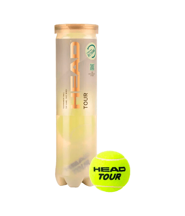HEAD Tour Padel Balls Can (x4) Padel Balls Head