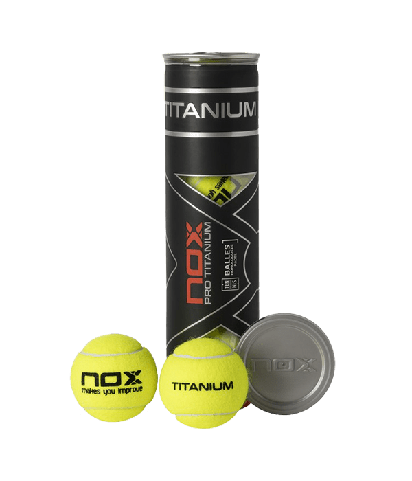 NOX Pro Titanium Padel Balls (x4) Padel Balls Nox