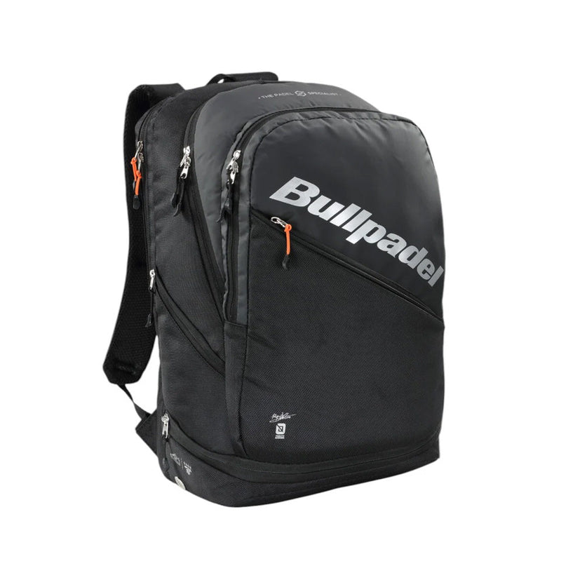 Load image into Gallery viewer, BULLPADEL HACK Black 2025 PAQUITO NAVARRO PADEL BACKPACK
