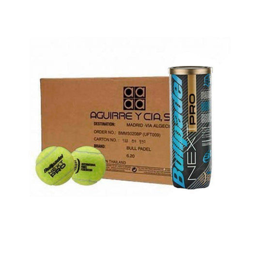 BULLPADEL FIP NEXT PRO Padel Balls Box (24 Pcs) Balls Bullpadel