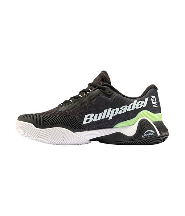 Cargue la imagen en el visor de la galería, Bullpadel Hack Vibram 24L Black/Green 2024 Shoes
