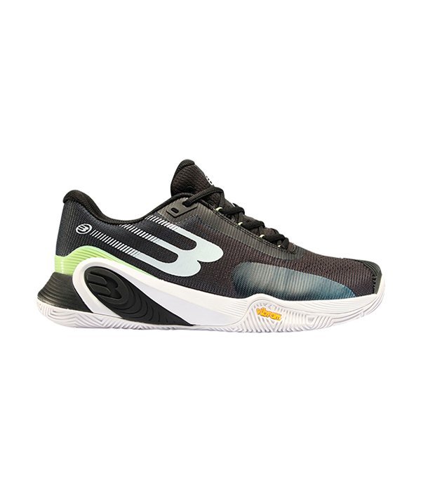 Cargue la imagen en el visor de la galería, Bullpadel Hack Vibram 24L Black/Green 2024 Shoes
