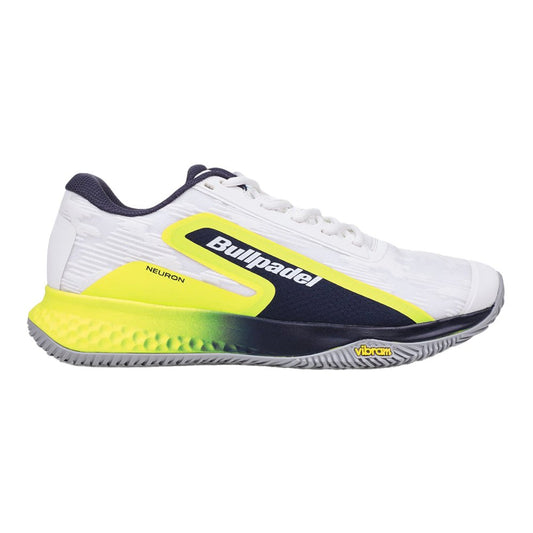 BULLPADEL NEURON VIBRAM 25V White FEDE CHINGOTTO Padel Shoes Padel Shoes Bullpadel 40 Blanco