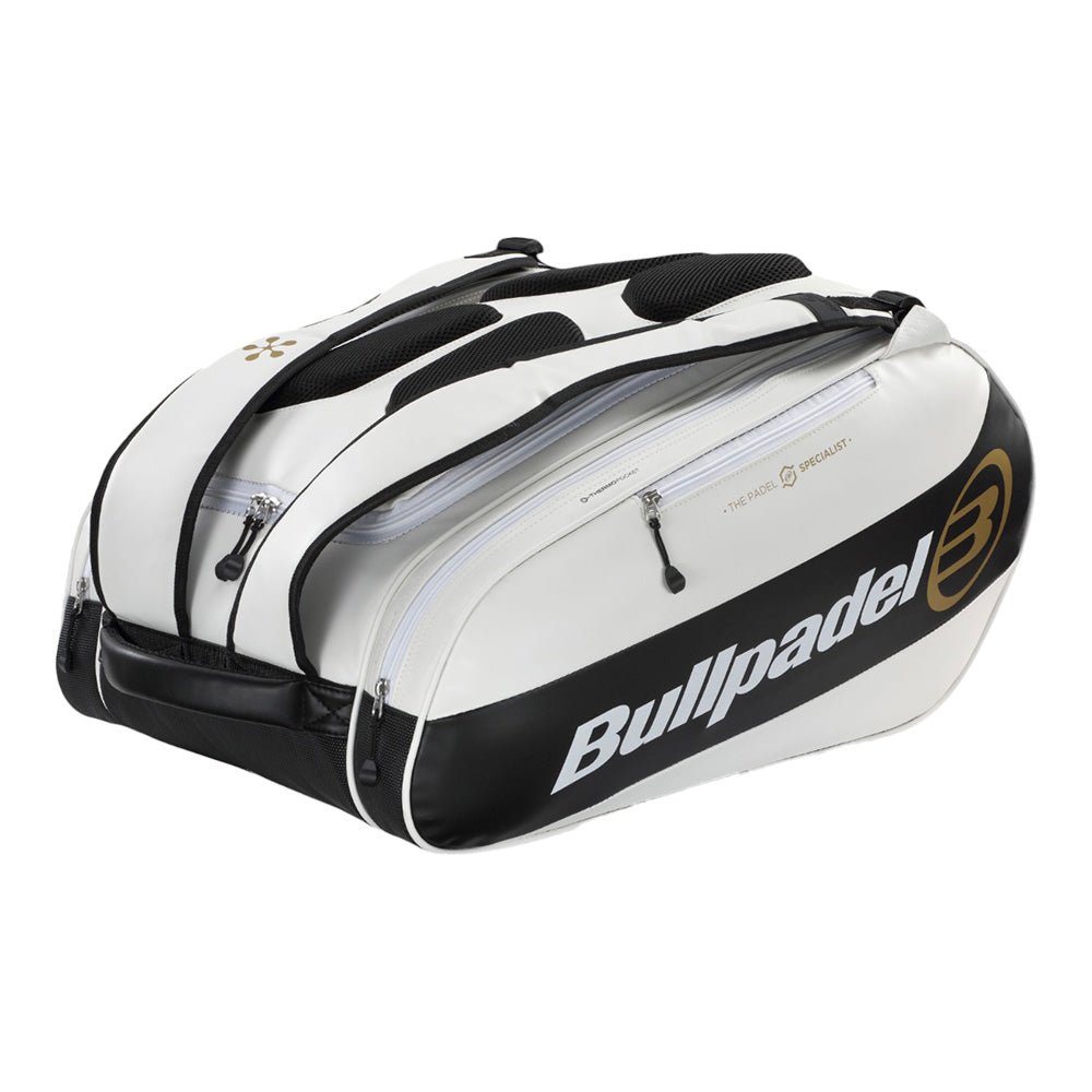 BULLPADEL VERTEX 2025 White PREMIER PADEL BAG Padel Bag Bullpadel