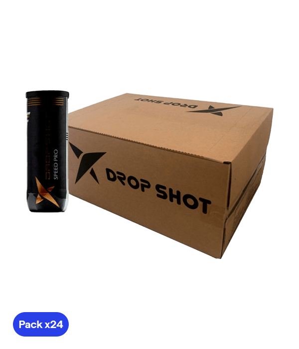 Drop Shot Tournament Speed Pro (Pack x24) Balls Box Padel Balls Drop Shot