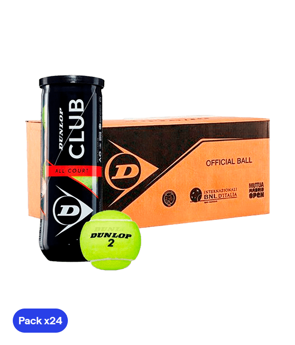 Dunlop Club All Court Padel Balls Box (Pack x24) Padel Balls Dunlop