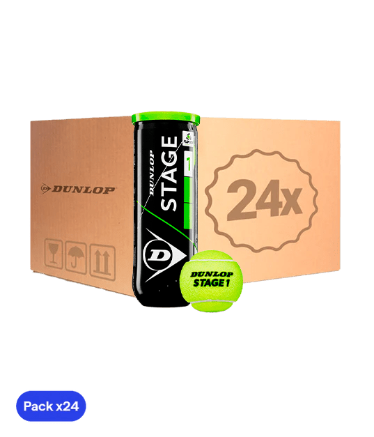 Dunlop Stage 1 Green Padel Balls Box Padel Balls Dunlop