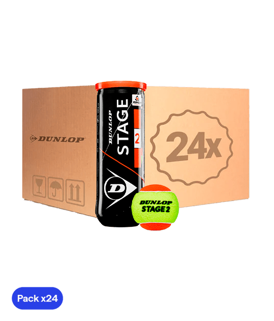 Dunlop Stage 2 Orange Padel Balls Box Padel Balls Dunlop