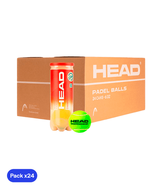 HEAD Championship Padel Balls Box (Pack x24) Padel Balls Head
