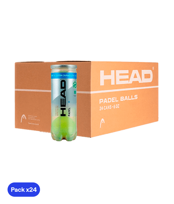 HEAD Padel Pro+ 2024/2025 (pack x 24) Padel Balls Box Padel Balls Head