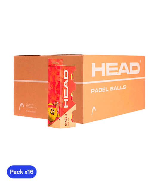 HEAD Stage 3 (Pack x16) Balls Box Padel Balls Head