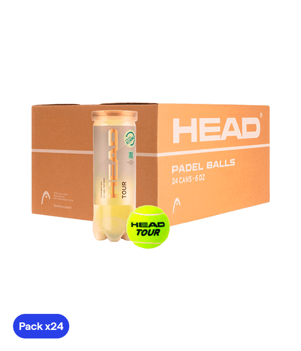 HEAD Tour Padel Balls Box(Pack x24) Padel Balls Head