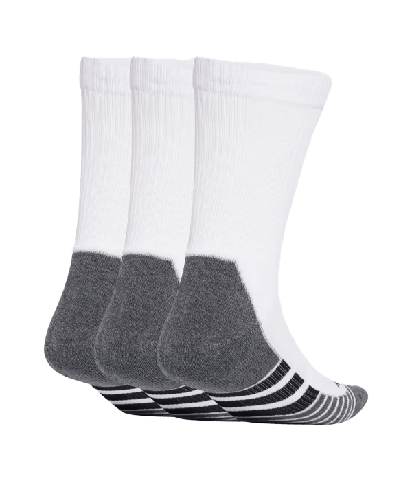 Calcetines Adidas Largos Crew Sock Blanco/Negro 2025 - STARz PADEL