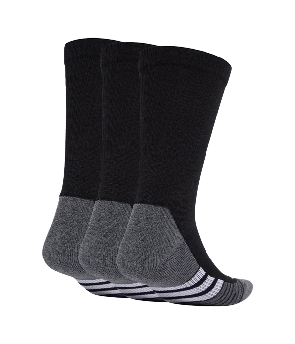 Calcetines Adidas Largos Crew Sock Negro - Blanco 2025 - STARz PADEL