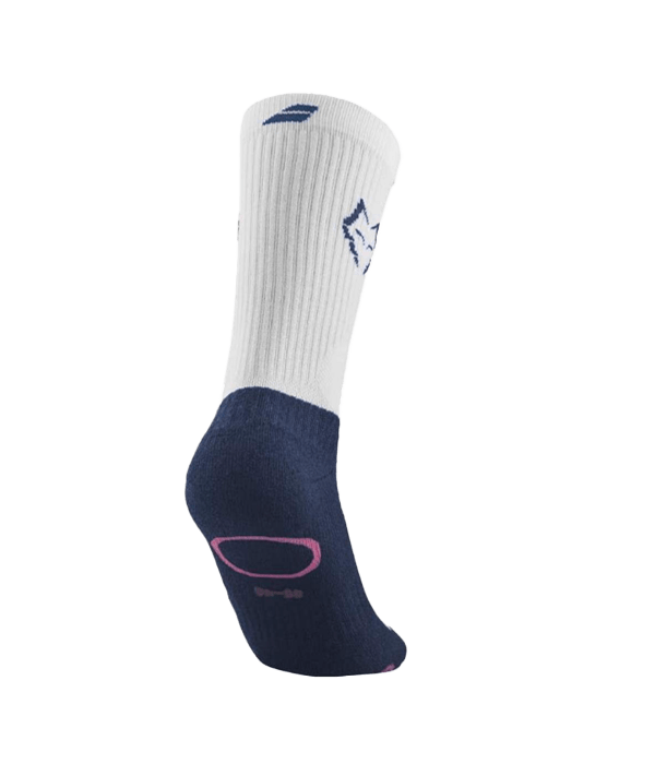 Calcetines Babolat Largos Mid - Calf Juan Lebron White/Estate Blue 2025 - STARz PADEL