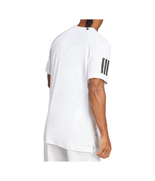 T shirt Adidas Club 3STR Tee White 2025 Padel Clothes Adidas