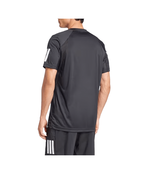 Camiseta Adidas Club 3STR Tee Negro 2025 - STARz PADEL