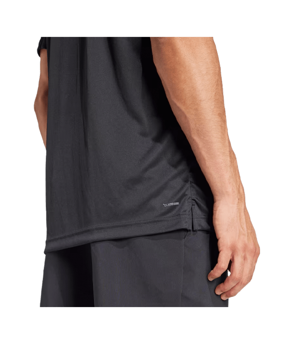 Camiseta Adidas Club 3STR Tee Negro 2025 - STARz PADEL