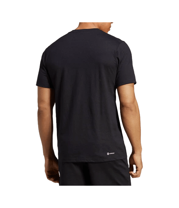Camiseta Adidas Train Essentials Feelready Logo Negro 2025 - STARz PADEL