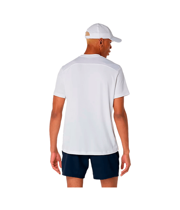 T shirt Asics Court SS Brilliant White 2025 Padel Clothes Asics Padel