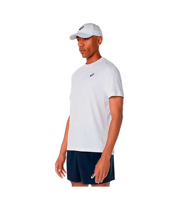 T shirt Asics Court SS Brilliant White 2025 Padel Clothes Asics Padel