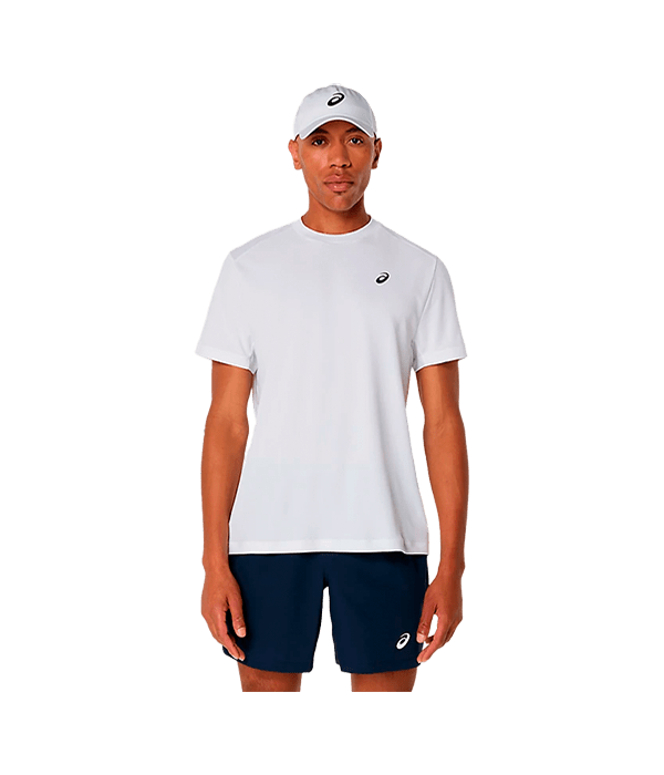T shirt Asics Court SS Brilliant White 2025 Padel Clothes Asics Padel
