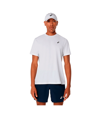 T shirt Asics Court SS Brilliant White 2025 Padel Clothes Asics Padel