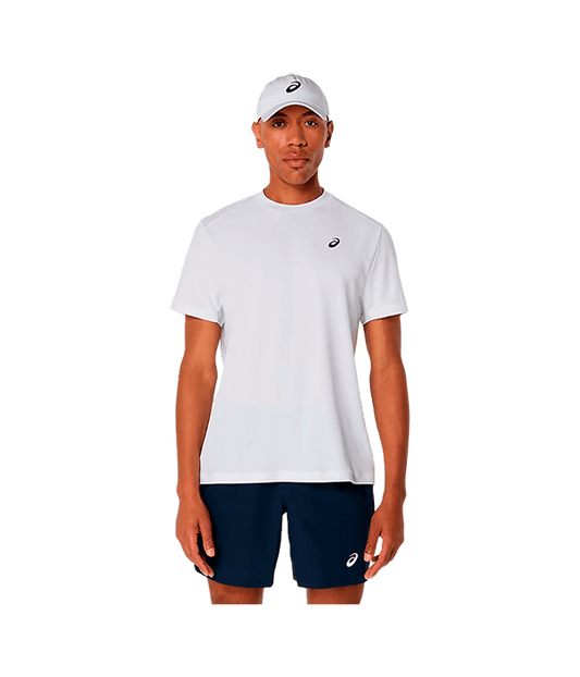T shirt Asics Court SS Brilliant White 2025 Padel Clothes Asics Padel