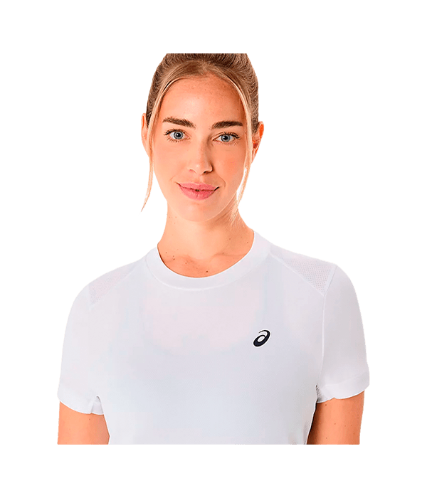 Camiseta Asics Court SS Brilliant White Women 2025 - STARz PADEL