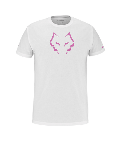 T shirt Babolat Algodón Juan Lebrón White/Rosa 2025 Padel Clothes Babolat
