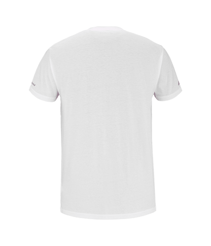 T shirt Babolat Algodón Juan Lebrón White/Rosa 2025 Padel Clothes Babolat