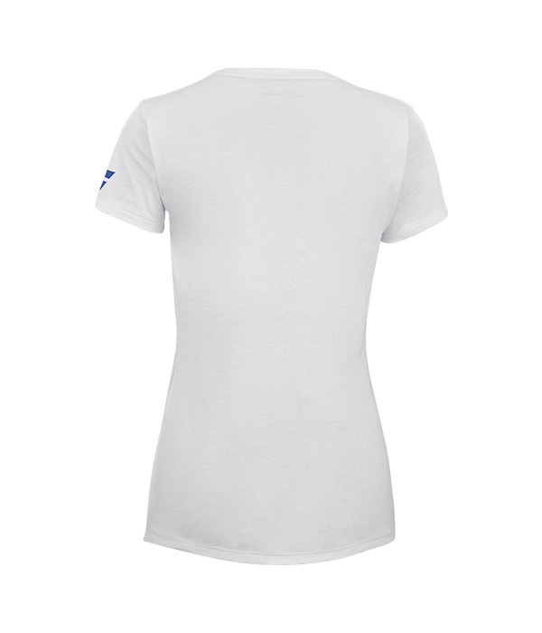 Camiseta Babolat Exercise Tee Woman White/White 2025 - STARz PADEL