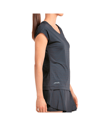 Camiseta Bullpadel Adoros Women 2025 Negro - STARz PADEL