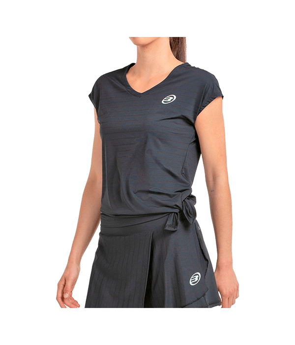 Camiseta Bullpadel Adoros Women 2025 Negro - STARz PADEL