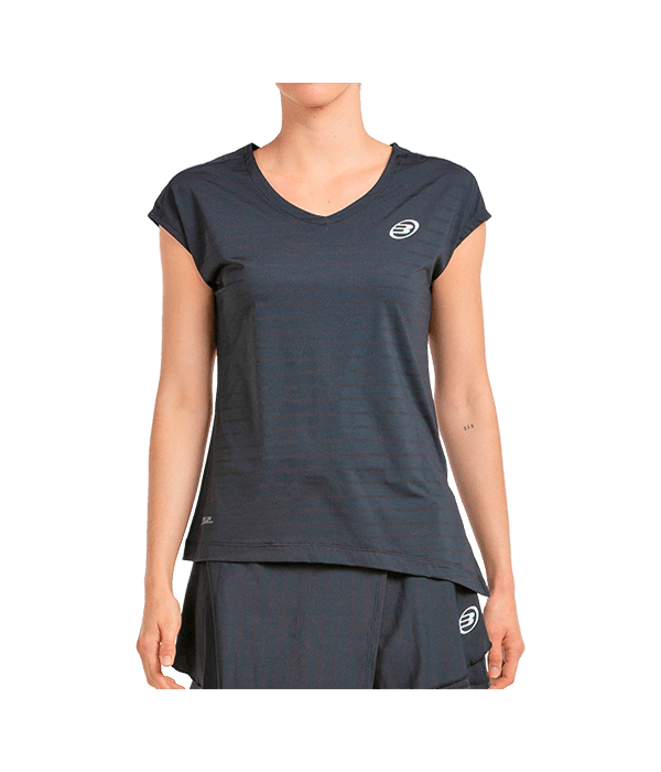 Camiseta Bullpadel Adoros Women 2025 Negro - STARz PADEL