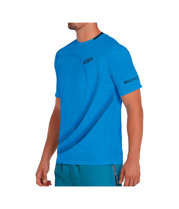T shirt Bullpadel Beque Azul Atómico 2025 Padel Clothes Bullpadel