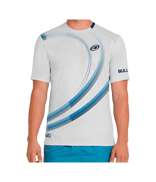 T shirt Bullpadel Beque White 2025 Padel Clothes Bullpadel