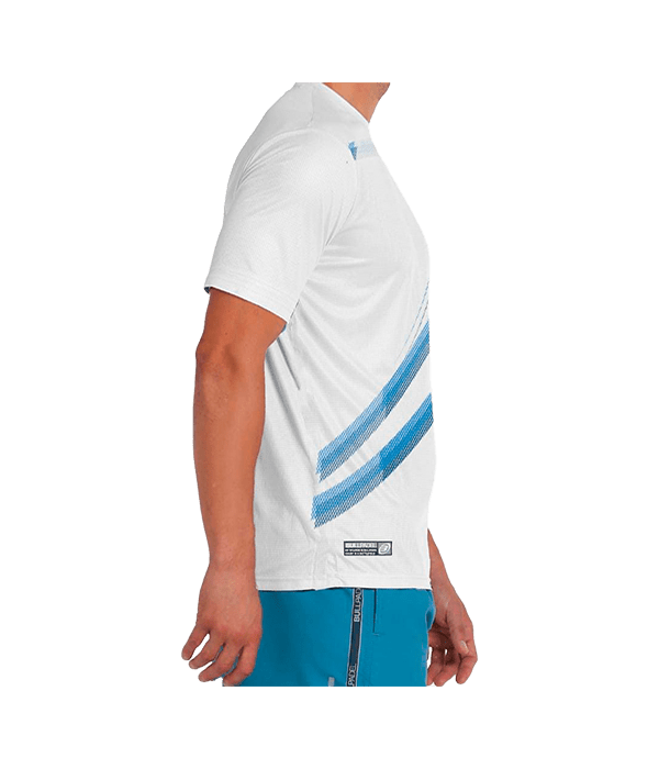 T shirt Bullpadel Beque White 2025 Padel Clothes Bullpadel