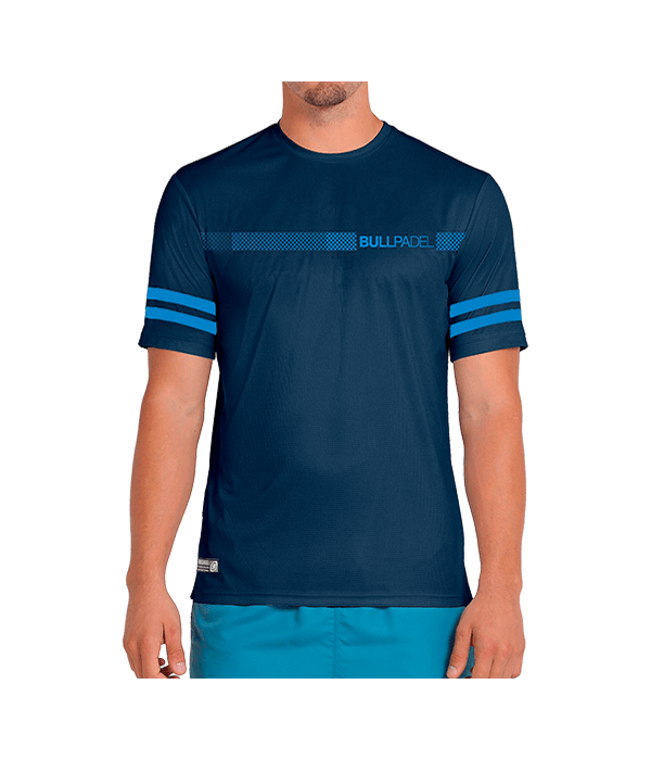T shirt Bullpadel Berro Azul marino 2025 Padel Clothes Bullpadel