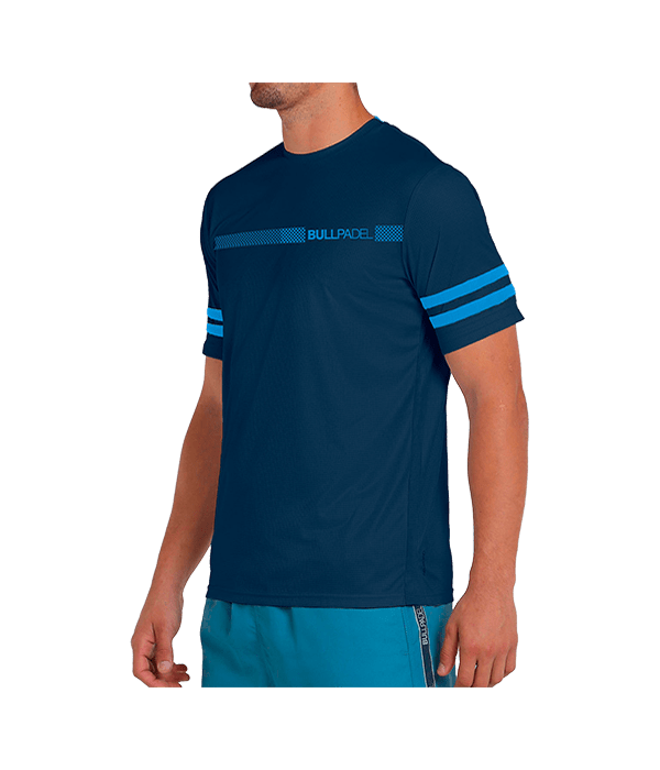 T shirt Bullpadel Berro Azul marino 2025 Padel Clothes Bullpadel